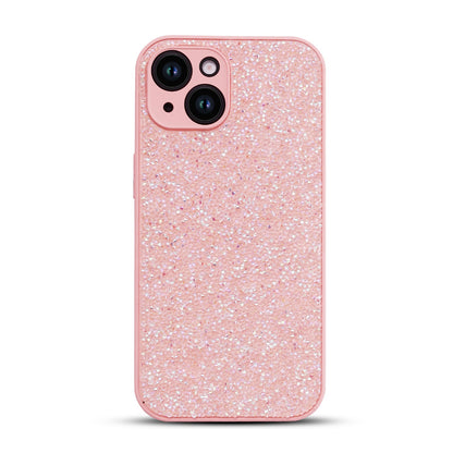 iPhone 15 Hoesje - Roze - Diamant Glitter Back Cover