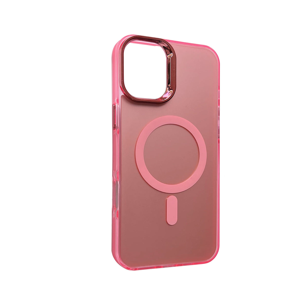 iPhone 15 Plus Hoesje - Roze - Fusion Armor MagSafe Back Cover