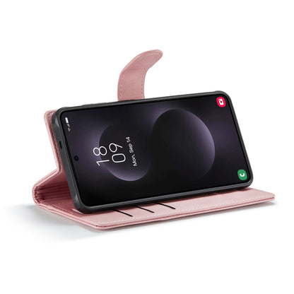 Samsung Galaxy S25 Edge Hoesje - Pale Pink - Luxe 2 in 1 MagSafe Bookcase
