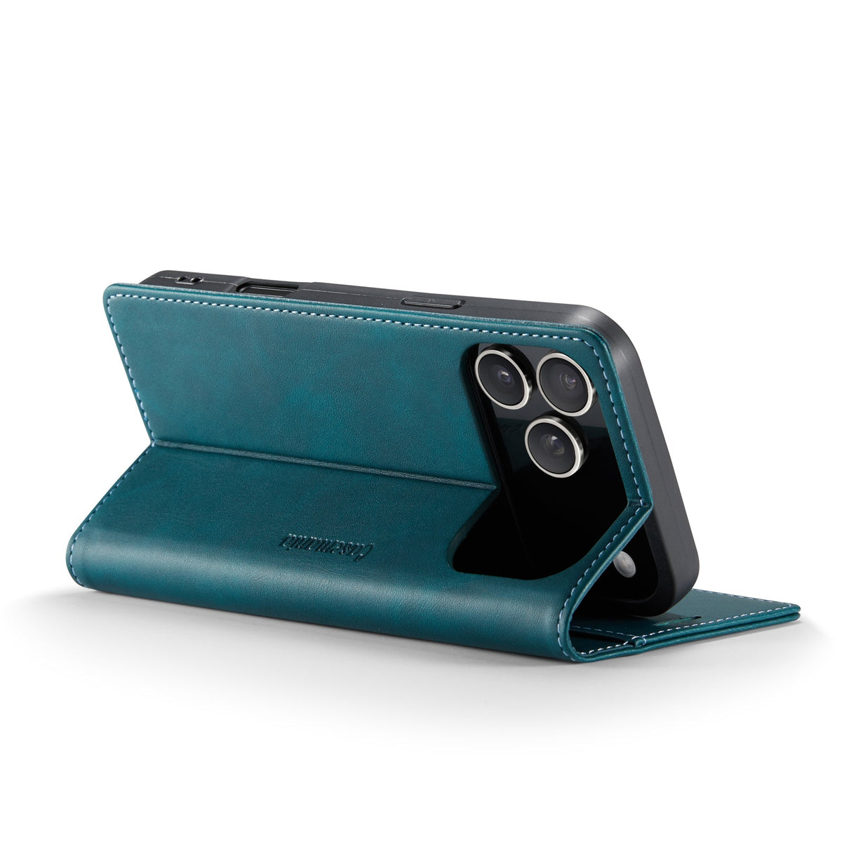 Apple iPhone 17 Pro Max Hoesje - Emerald Green - Luxe Dunne Bookcase