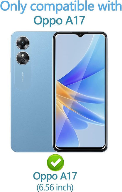 Oppo A17 Screenprotector - Tempered Glass - 4 Stuks