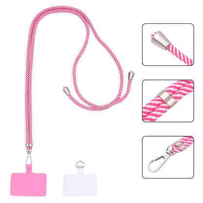 Crossbody Telefoonkoord - Raspberry Twist