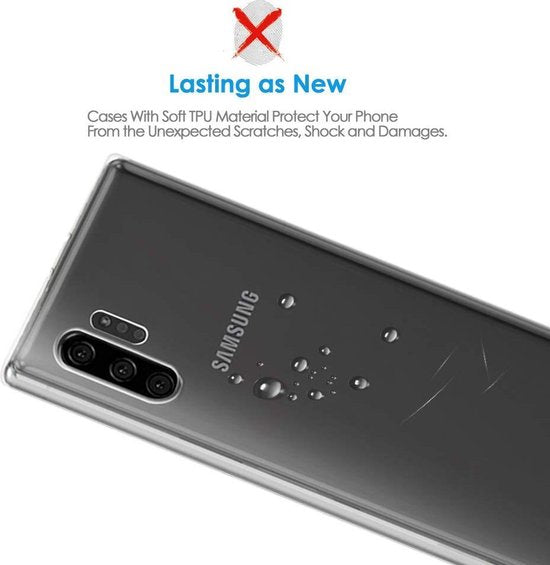 Samsung Galaxy Note 10 Plus Case - Clear - Silicone Back Cover