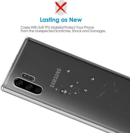 Samsung Galaxy Note 10 Plus Case - Clear - Silicone Back Cover