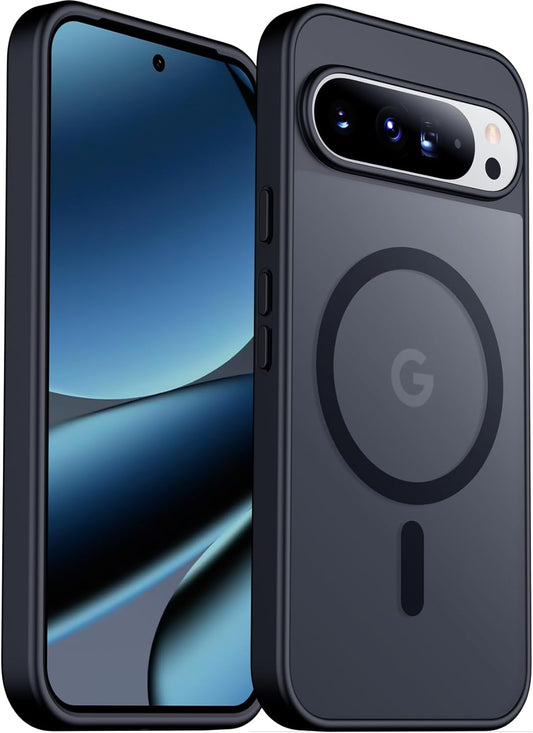 Google Pixel 10 Pro XL Hoesje - Zwart - Matte Armor MagSafe Back Cover