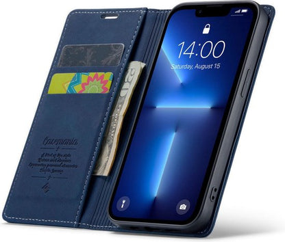Apple iPhone 13 Pro Case - Navy Blue - Slim Wallet Case