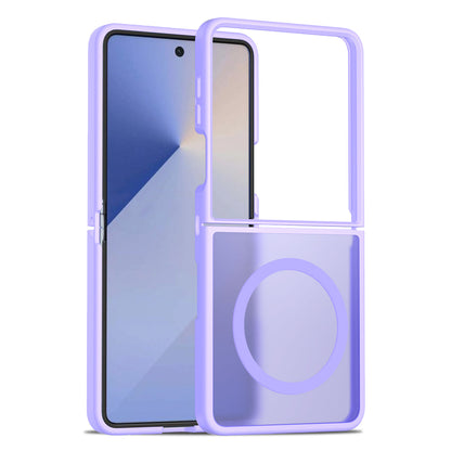 Samsung Galaxy Z Flip 7 Hoesje - Licht Paars - Matte Armor MagSafe Back Cover