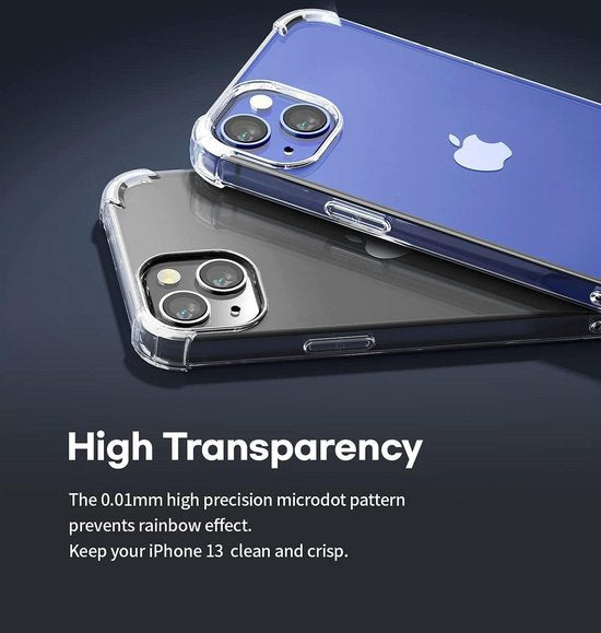 Apple iPhone 13 Mini Hoesje - Transparant - Anti-Shock MagSafe Back Cover