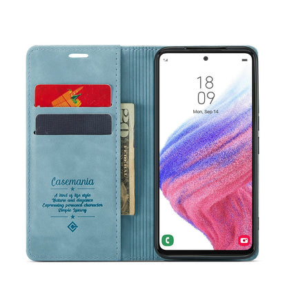 Samsung Galaxy A71 5G Hoesje - Aqua Blue - Dunne Bookcase