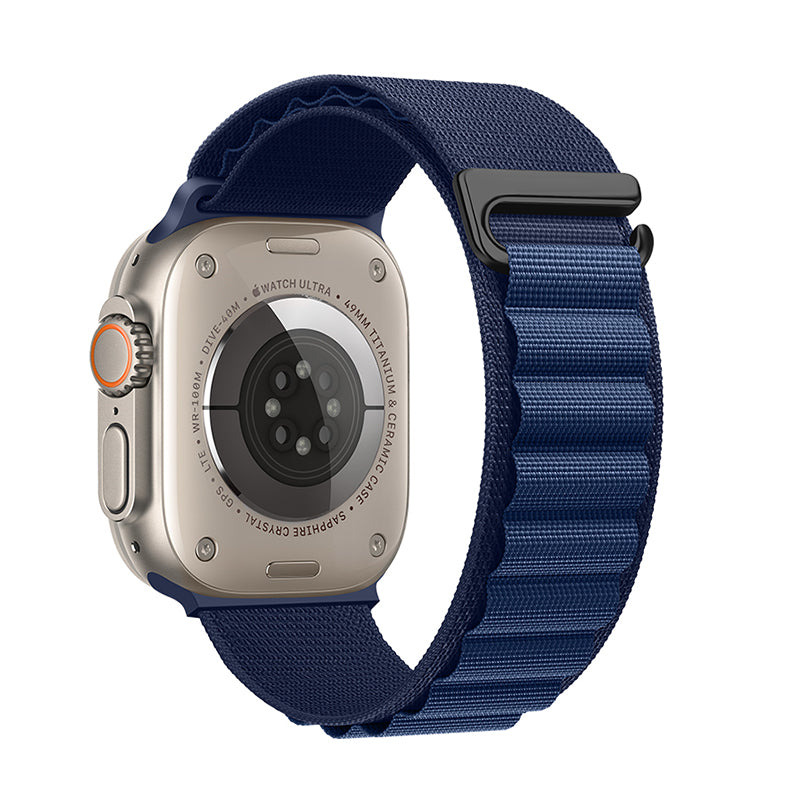 Apple Watch Bandje 38/40/41/42 mm - Hoco Climbing WA20 Nylon - Blauw