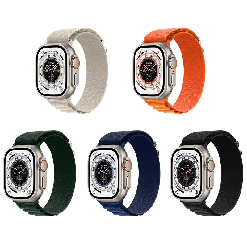 Apple Watch Bandje 38/40/41/42 mm - Hoco Climbing WA20 Nylon - Bordeaux