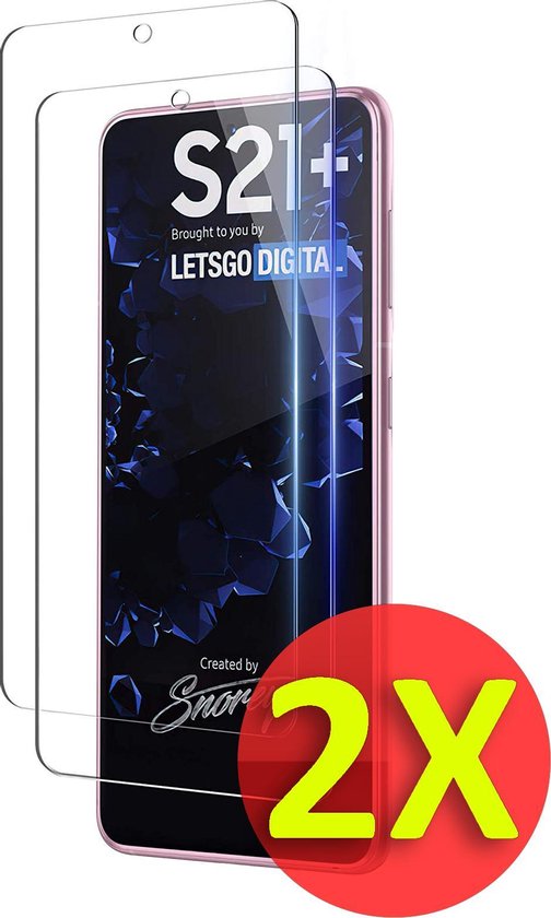 Samsung Galaxy S21 Plus Screenprotector - Tempered Glass - 2 Stuks