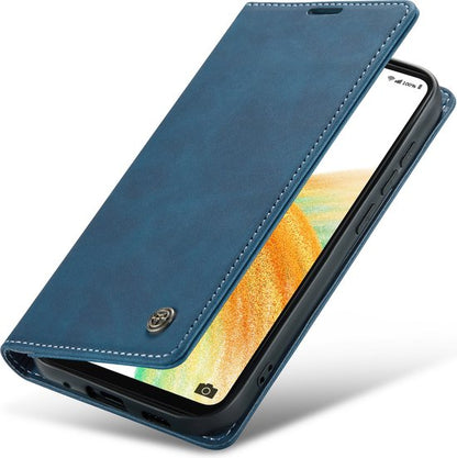Samsung Galaxy XCover 6 Pro Hoesje - Navy Blue - Dunne Bookcase