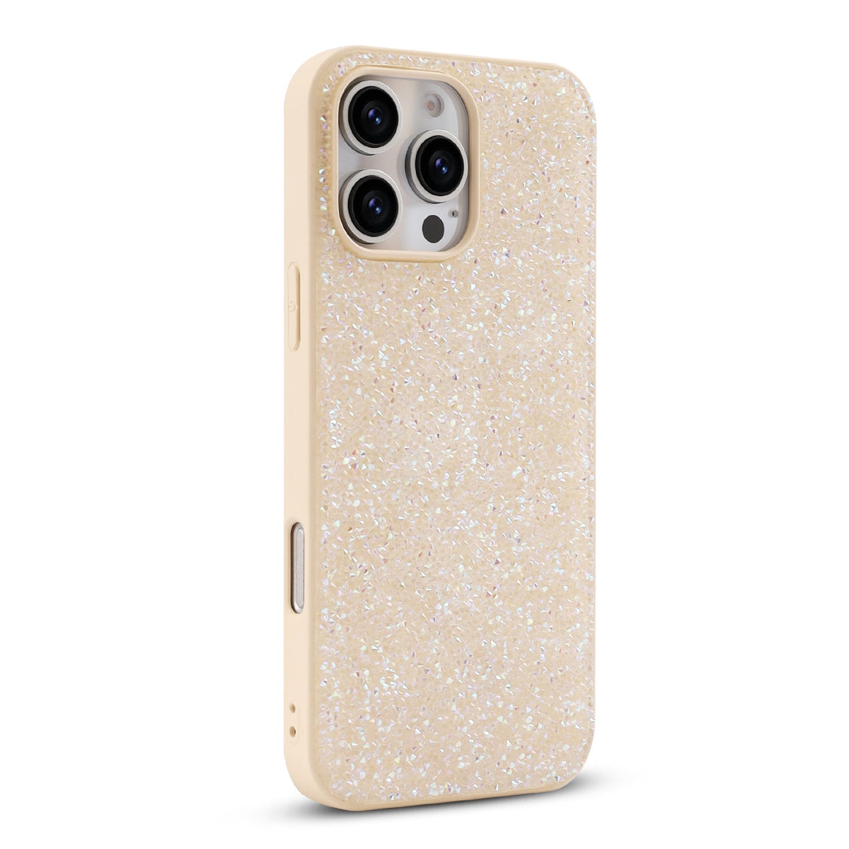 Apple iPhone 16 Pro Max Case - Gold - Diamond Glitter Back Cover
