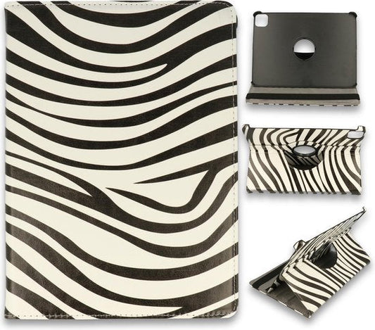 Apple iPad Air 4 10.9 (2020) Tablet-Hülle - Zebra - Drehbare Klapphülle
