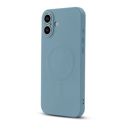Apple iPhone 16 Case - Light Blue - Liquid Silicone MagSafe Back Cover