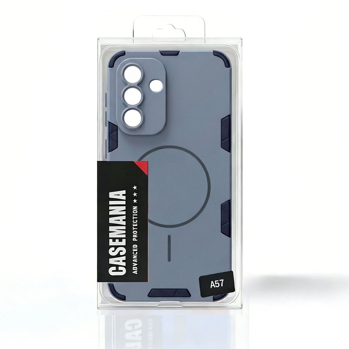 Samsung Galaxy A37 Hoesje - Matte Blauw - Frosted Matte Hardcase MagSafe Back Cover