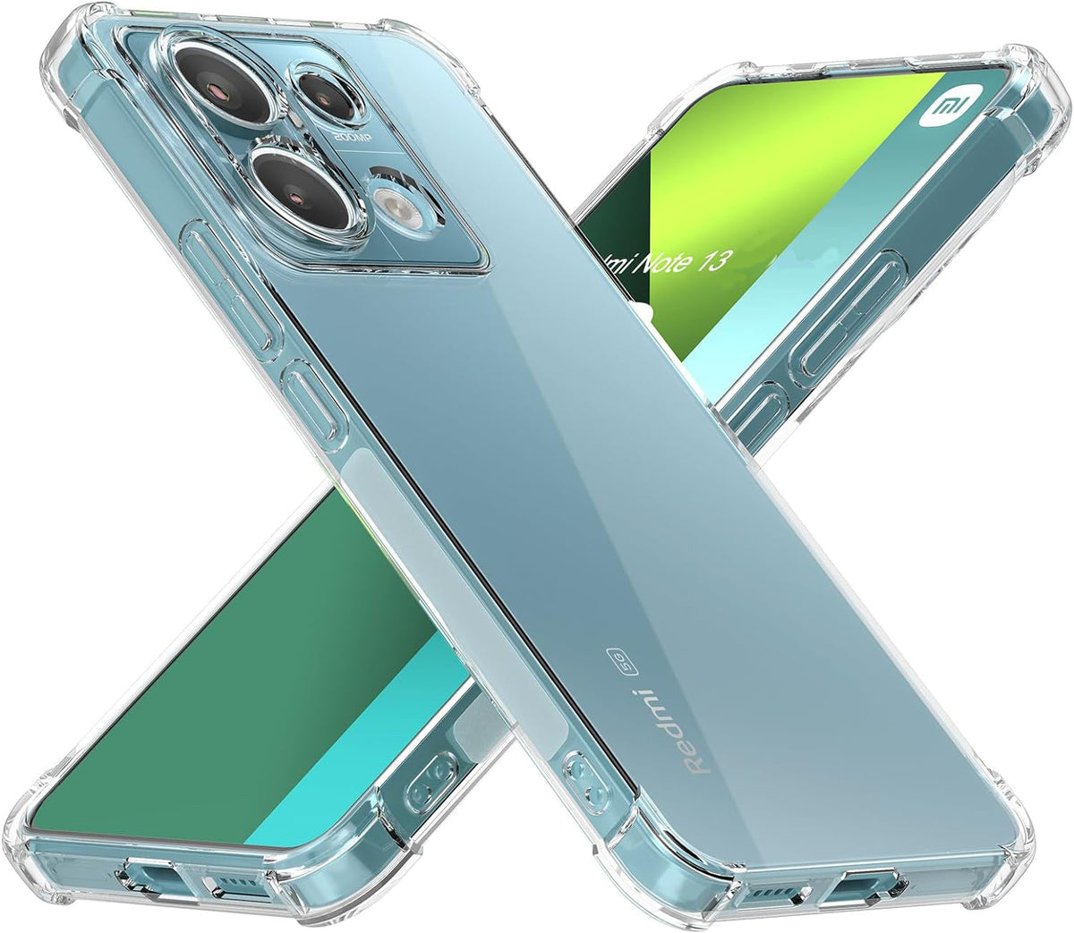 Xiaomi Redmi Note 13 Hülle - Transparent - Stoßfestes Backcover