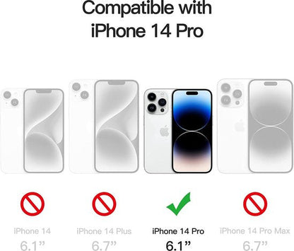 Apple iPhone 14 Pro Schutzfolie - Full Cover mit Kameraschutz - 2 Stück