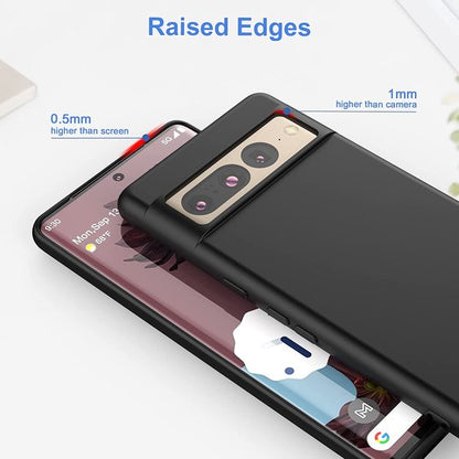 Google Pixel 7 Pro Case - Black - Silicone Back Cover