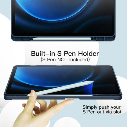 Samsung Galaxy Tab S10 FE Plus Tablet-Hülle - Dunkelblau - Smart Cover