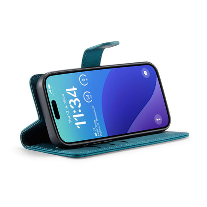 Apple iPhone 16 Pro Hoesje - Emerald Green - 2 in 1 Bookcase