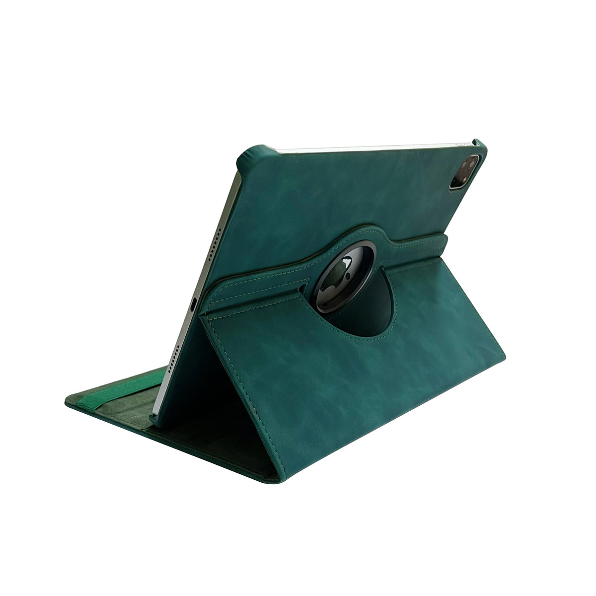 iPad Pro 12.9 inch Tablethoes - Emerald Green - Draaibare Bookcase