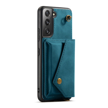 Samsung Galaxy S22 Plus Hoesje - Emerald Green - Luxe Back Cover met Telefoonkoord