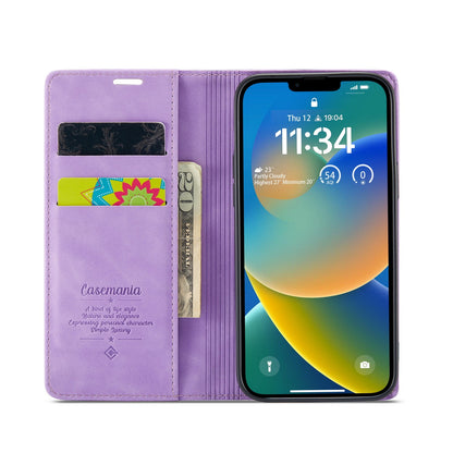 Apple iPhone 16e Hoesje - Bright Lila - Dunne Bookcase