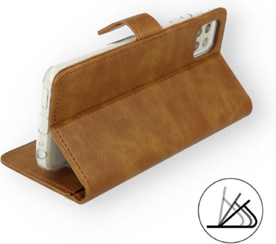 Apple iPhone 13 Pro Max Hoesje - Bruin - MagSafe Bookcase