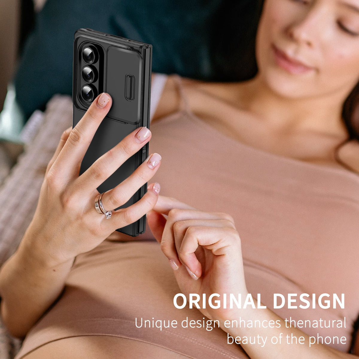 Samsung Galaxy Z Fold 7 Hoesje - Zwart - Shockproof Siliconen Back Cover