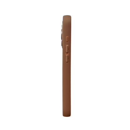 Apple iPhone 16 Pro Case - Brown - Matte Armour MagSafe Back Cover with Camera Protection