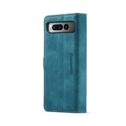 Google Pixel Fold Hülle - Emerald Green - Klapphülle mit Kartenfach