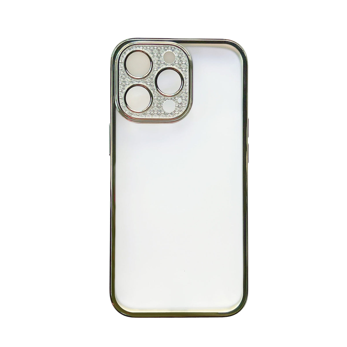 Apple iPhone 13 Pro Max Hoesje - Groen - Glitter Back Cover