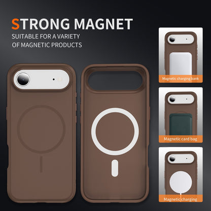 Apple iPhone 18 Pro Hoesje - Bruin - Soft Siliconen Magsafe Back Cover