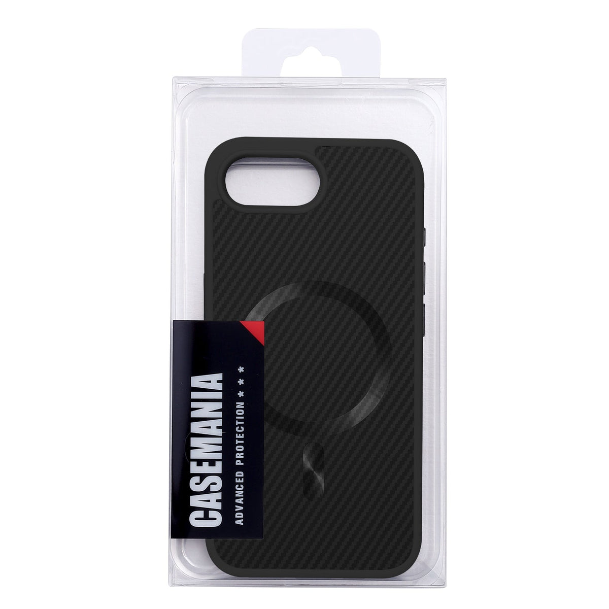 Apple iPhone 17e Hoesje - Zwart - Carbon MagSafe Back Cover