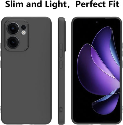 OPPO Reno 13 F Hoesje - Zwart - Siliconen Back Cover
