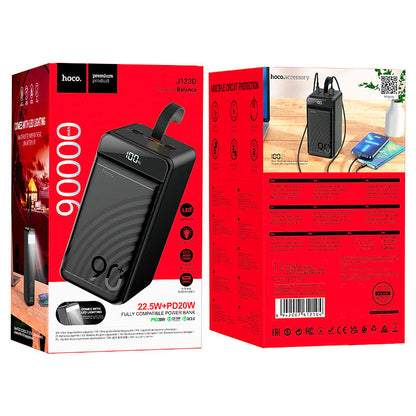 Hoco Powerbank 90.000mAh 22.5W - Zwart