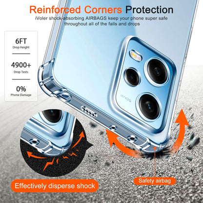 Xiaomi Redmi Note 12 5G Hoesje - Transparant - Anti-Shock Back Cover