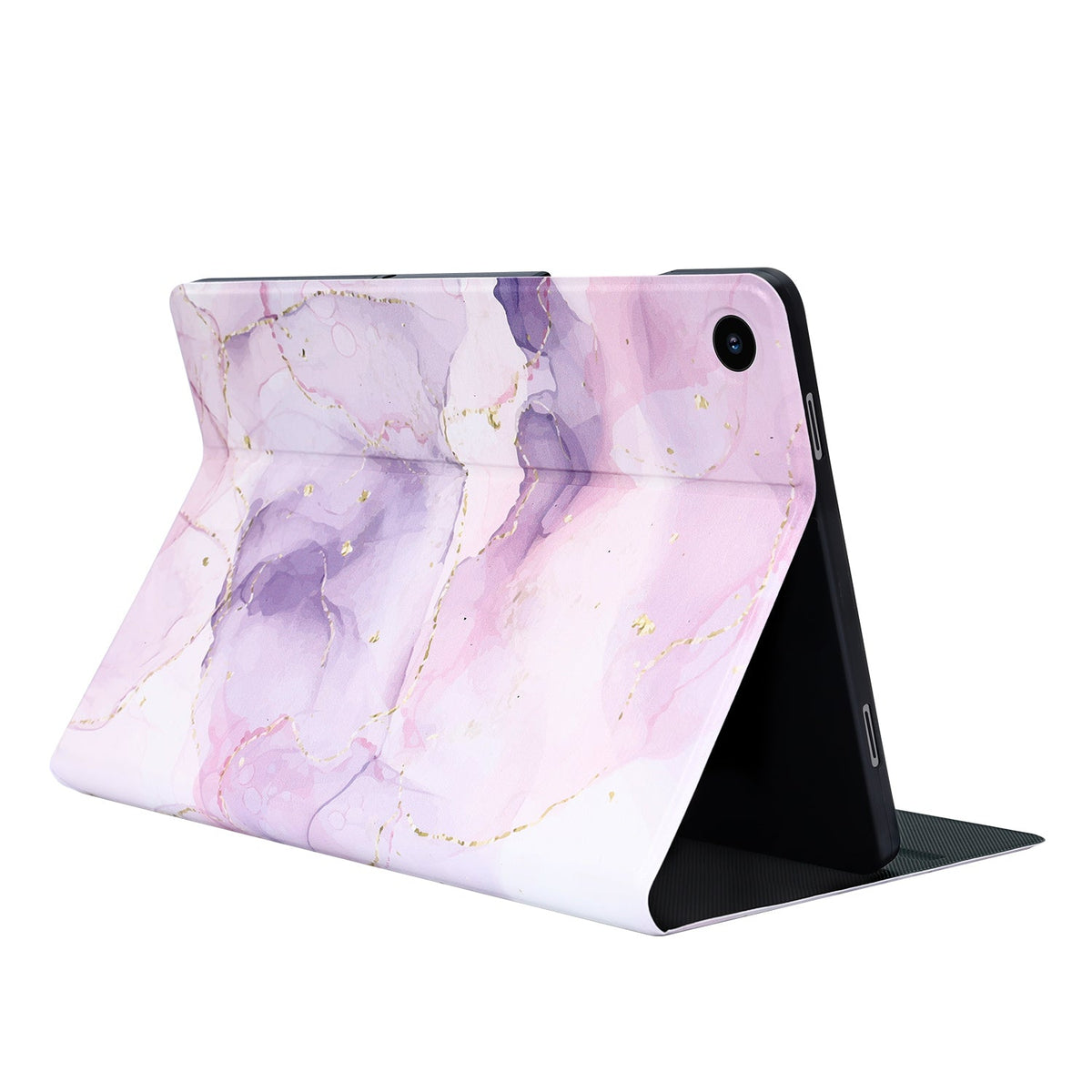 Samsung Galaxy Tab A11 Plus Tablethoes - Marmer Roze - Smart Cover