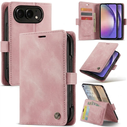 Apple iPhone Duo Hoesje - Pale Pink - Dunne Bookcase