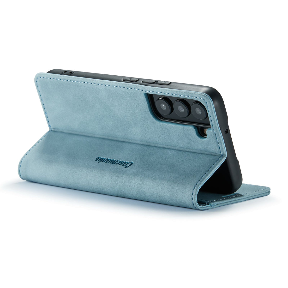 Samsung Galaxy S24 Plus Hoesje - Aqua Blue - Dunne Bookcase