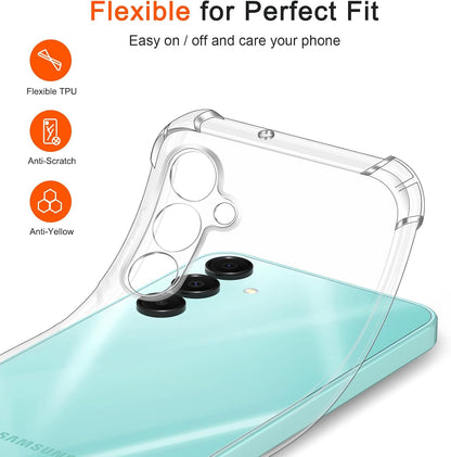 Samsung Galaxy A16 Hoesje - Transparant - Anti-Shock Back Cover