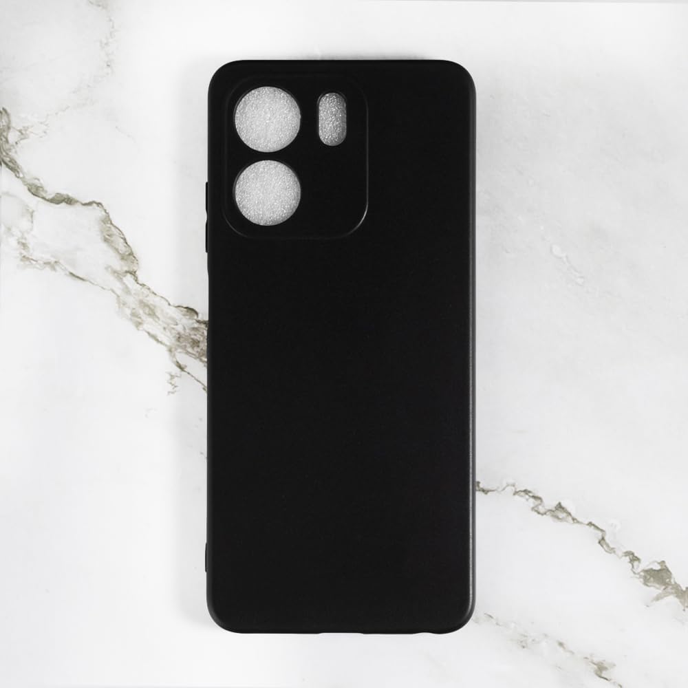 Oppo A6X 5G Hoesje - Zwart - Siliconen Back Cover