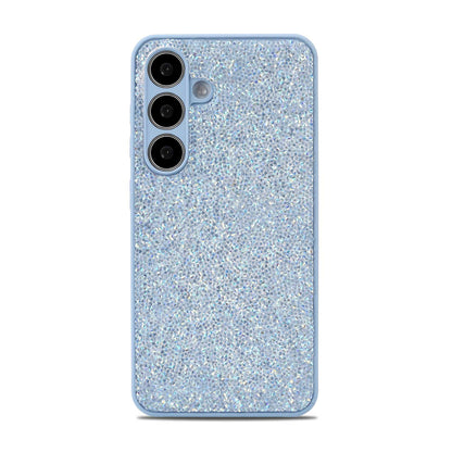 Samsung Galaxy A56 Hoesje - Blauw - Diamant Glitter Back Cover