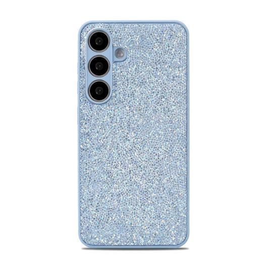 Samsung Galaxy S23 FE Hoesje - Blauw - Diamant Glitter Back Cover