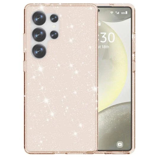 Samsung Galaxy S25 Ultra Hülle - Gold - Glitzer-Backcover