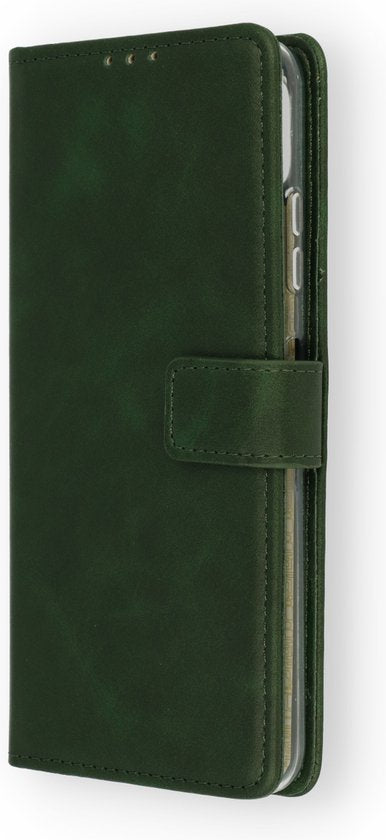 Apple iPhone 14 Pro Max Hoesje - Groen - Bookcase