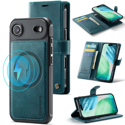 Apple iPhone Air Hoesje - Emerald Green - Luxe 2 in 1 MagSafe Bookcase