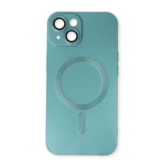 Coque Apple iPhone 15 Plus - Bleu - Coque arrière silicone MagSafe mat